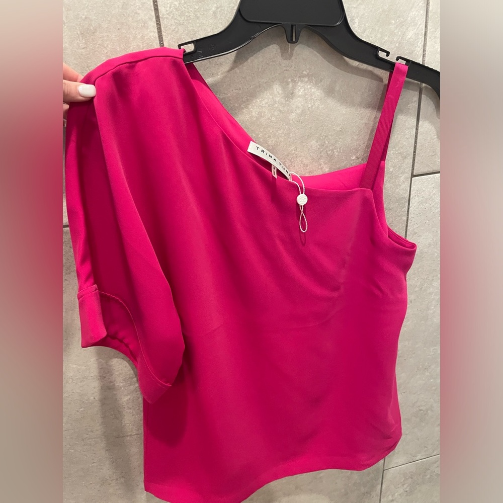 Trina Turk hot pink shirt - never worn